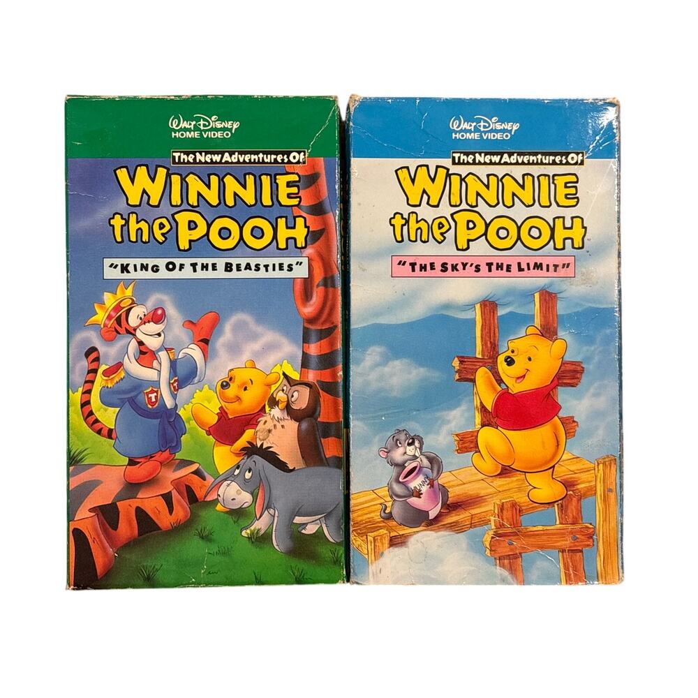 Walt Disney The New Adventures of Winnie Pooh 7 & 8 King of Beasts Sky’s limit